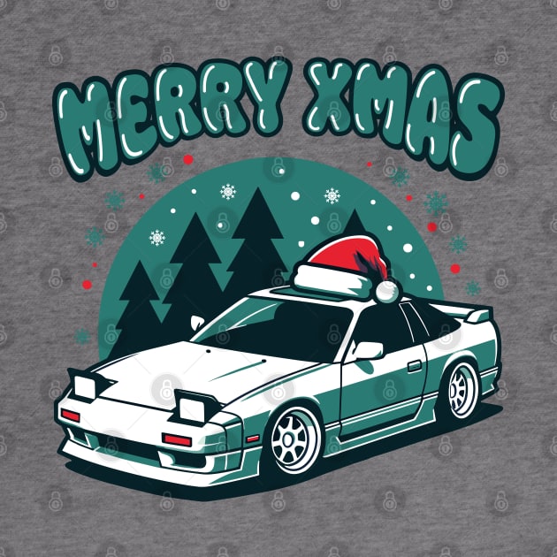 WHITE 180SX MERRY CHRISTMAS EDITION by Gab Designs Stuff